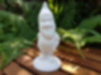 Ceramic gnome garden figure unpainted