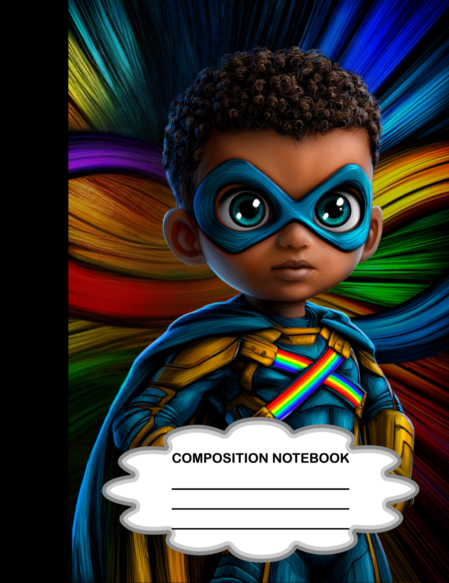 Brave, Bright, and Me Composition Notebook