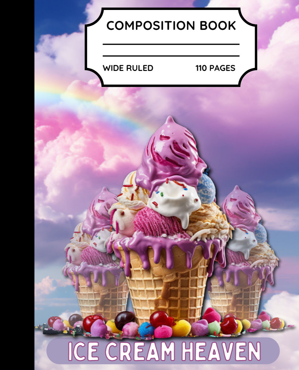Ice Cream Composition Notebook