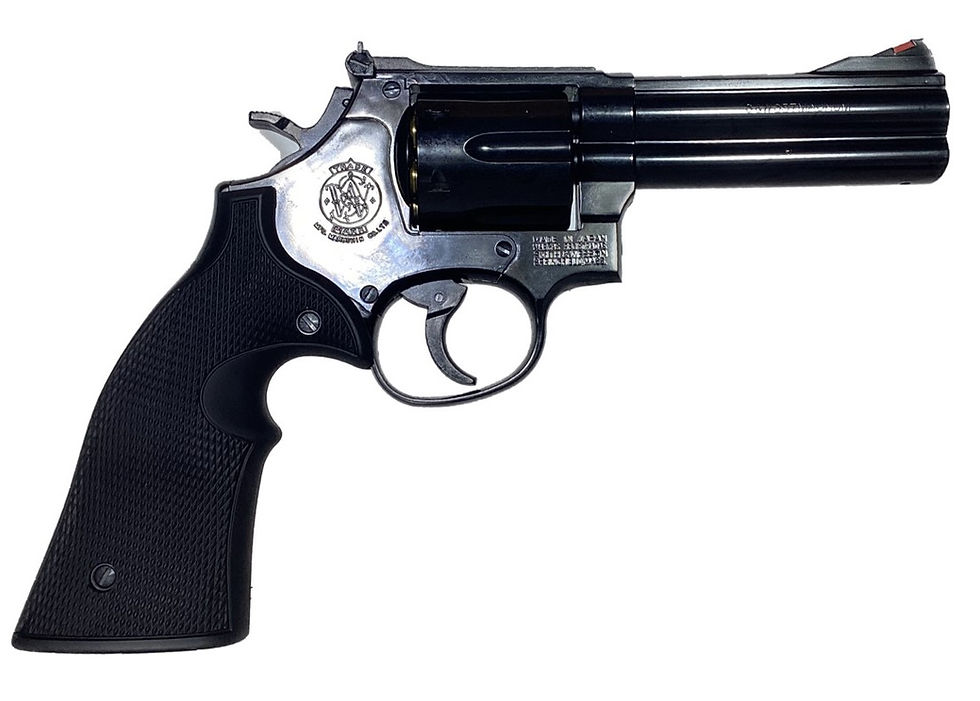 Thumbnail: Marushin S&W M586 Windy Black Gas Revolver -Toy Airsoft Gun