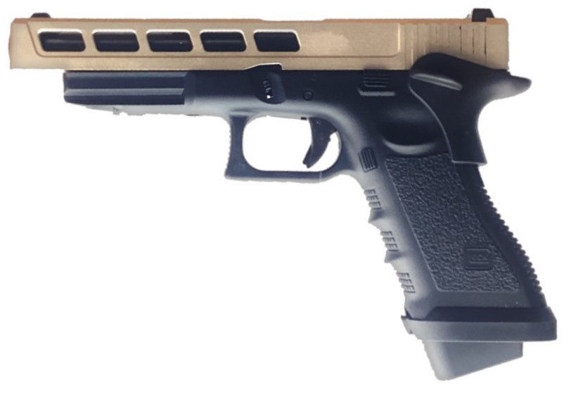 Army R34-J Z Style Gas Blow Back Pistol GD -Toy Airsoft Gun