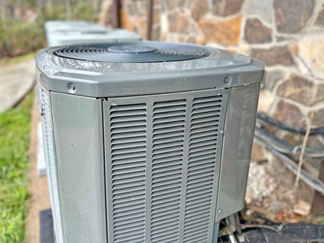 An air conditioning unit outside of a home