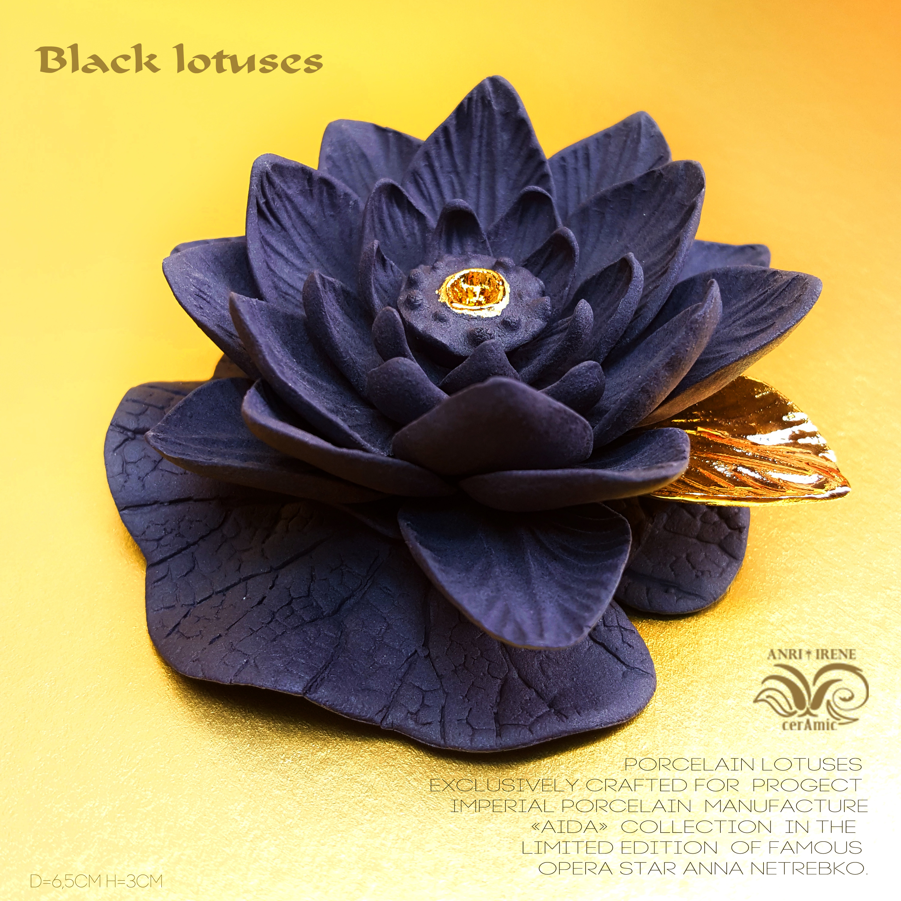Ceramic lotus Aida