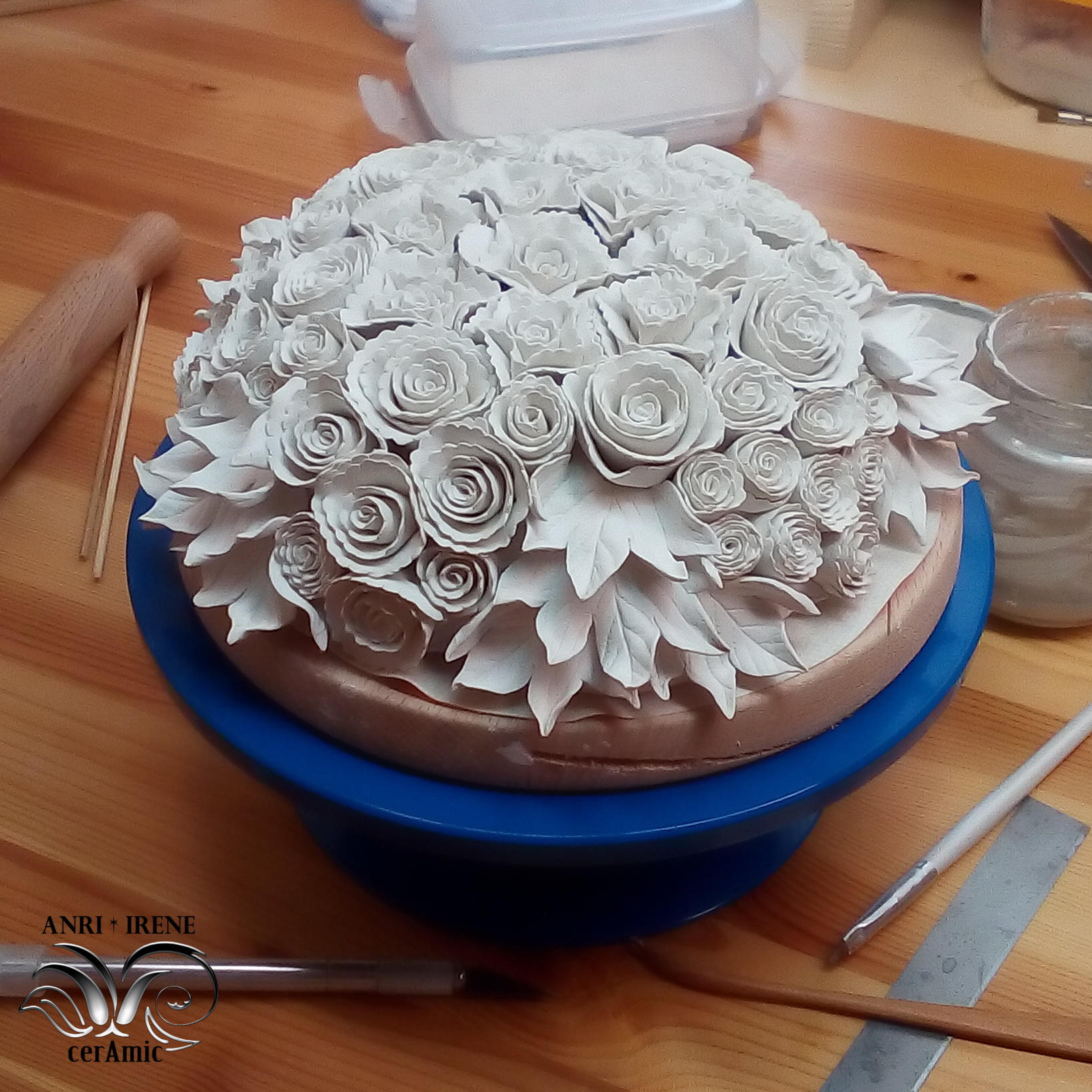 Porcelain flowers