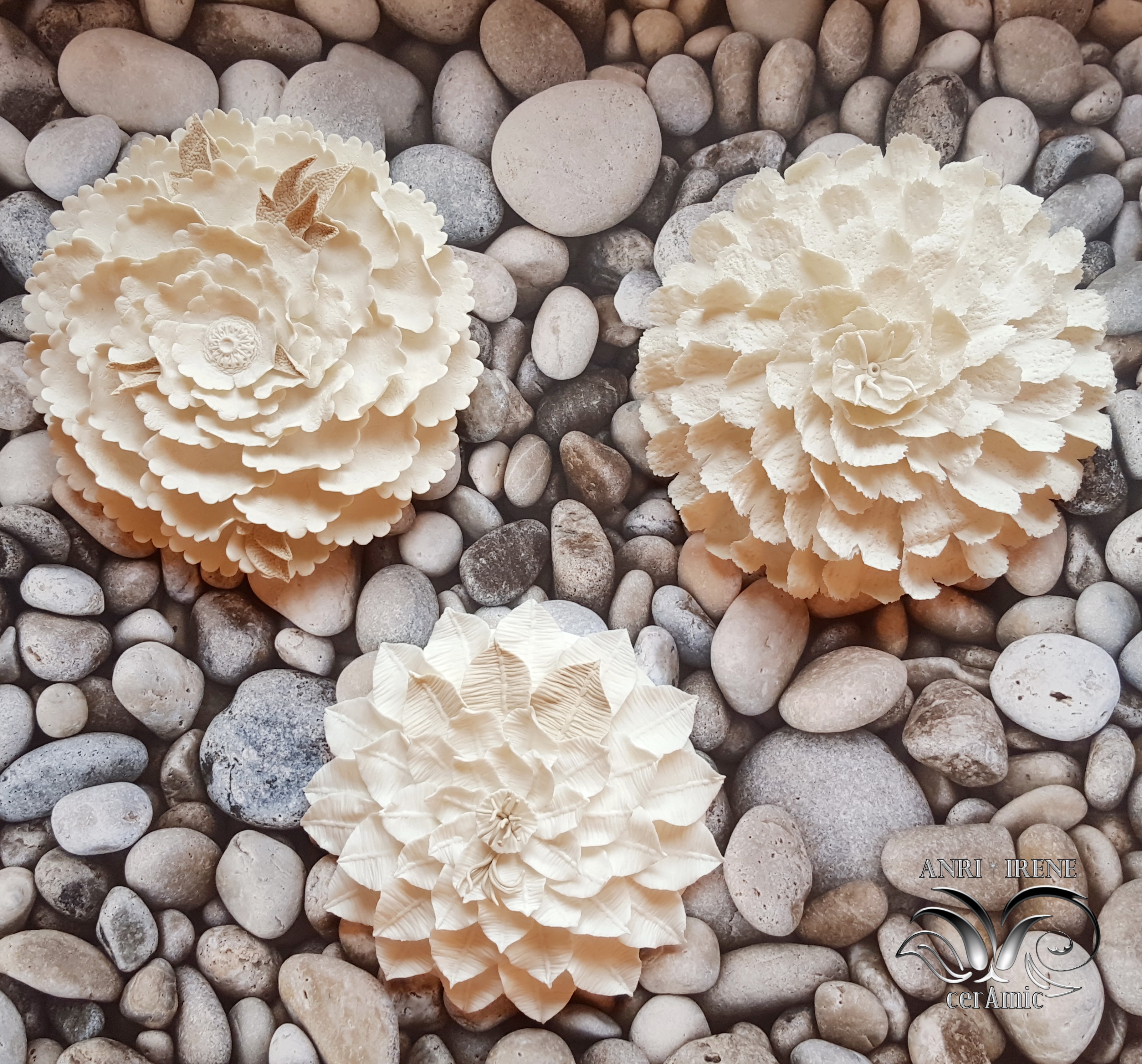 porcelain sea flowers