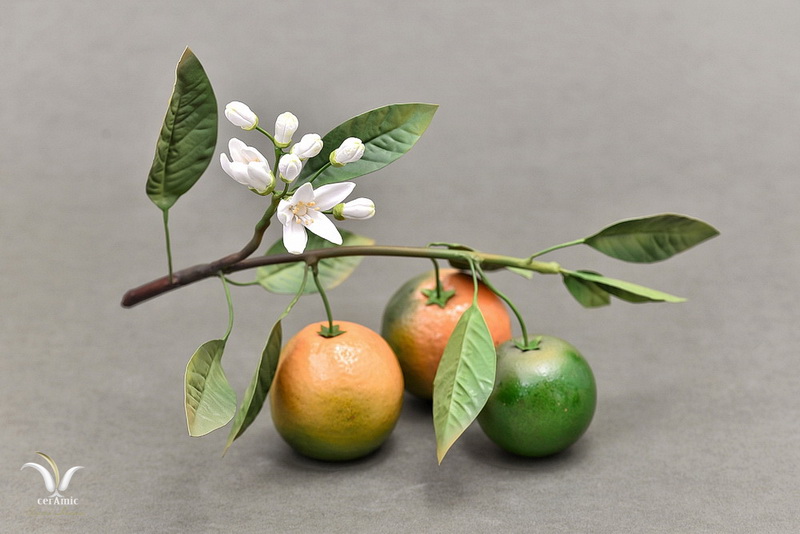 Porcelain orange