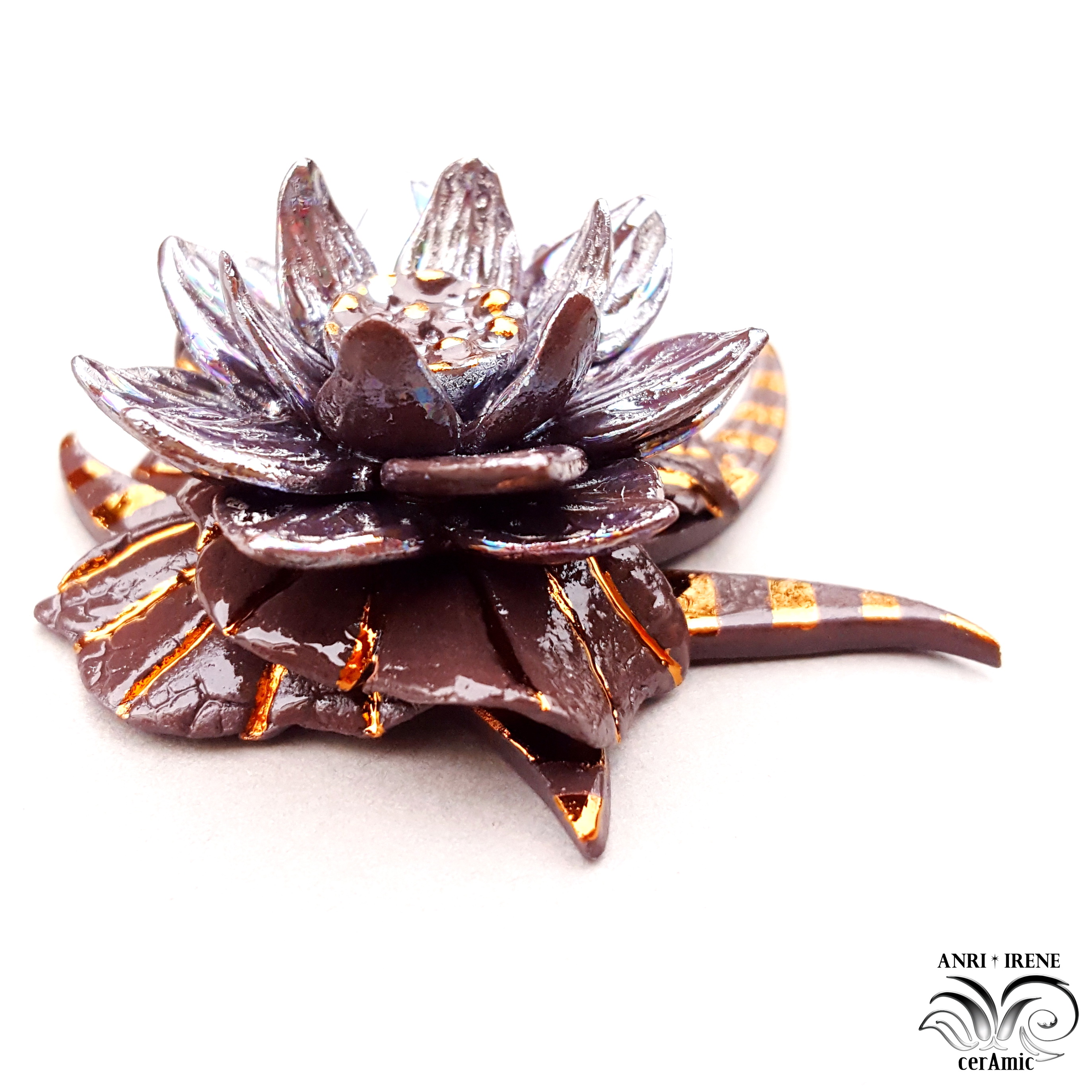 pendant ceramic lotus