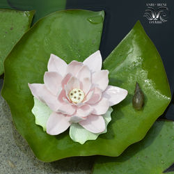 Porcelain pink lotus