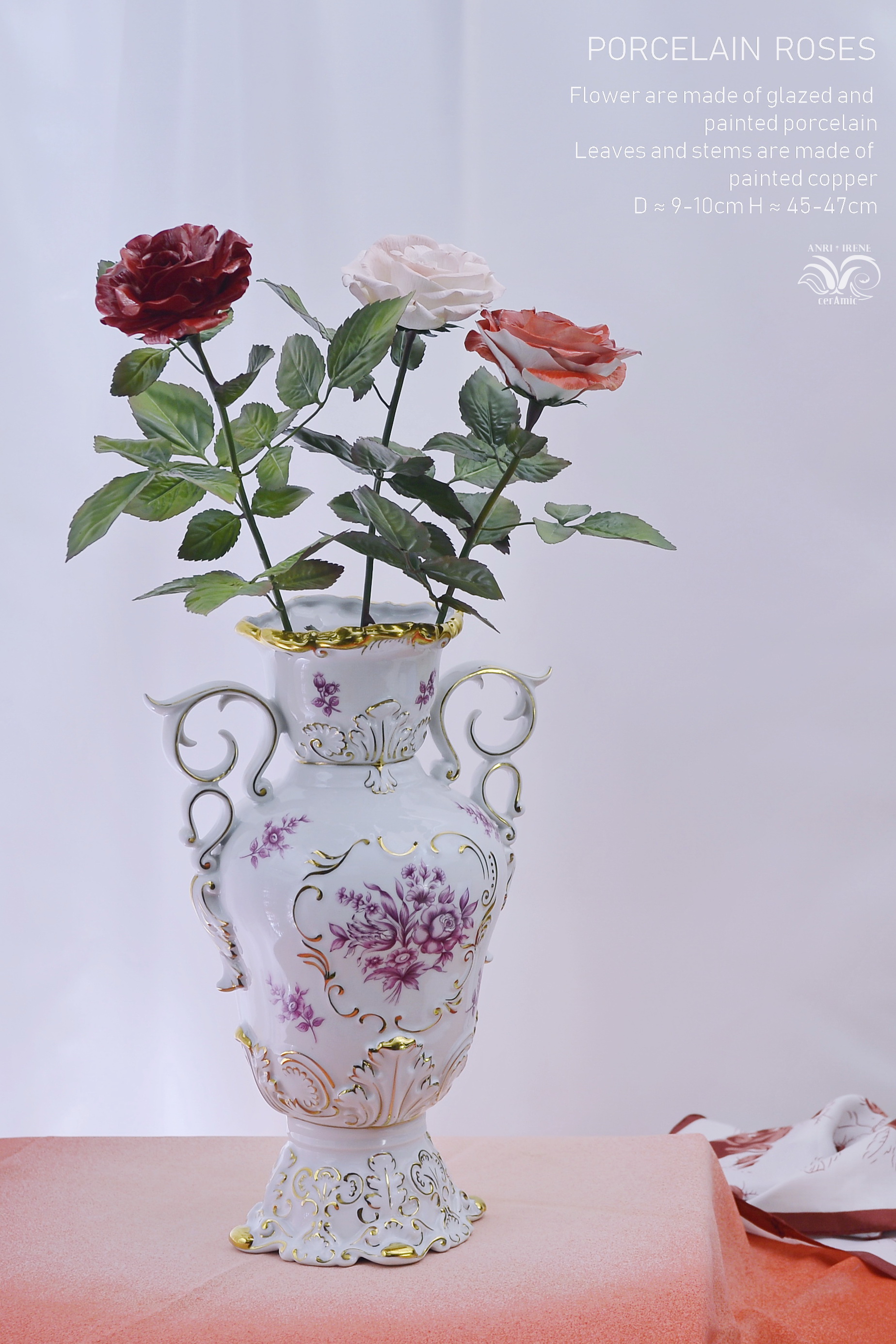 Ceramic flowers