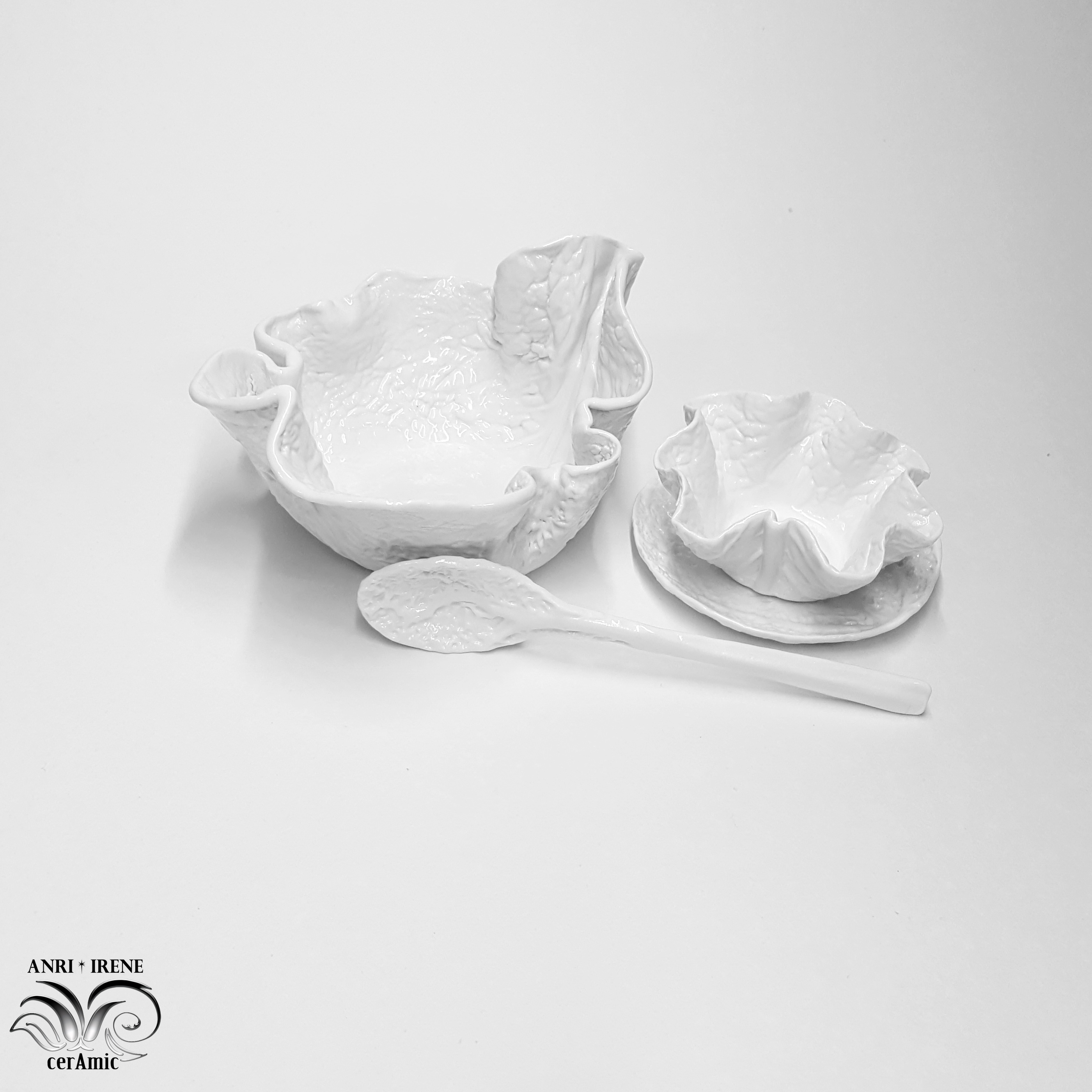 Ceramic cabbage tableware