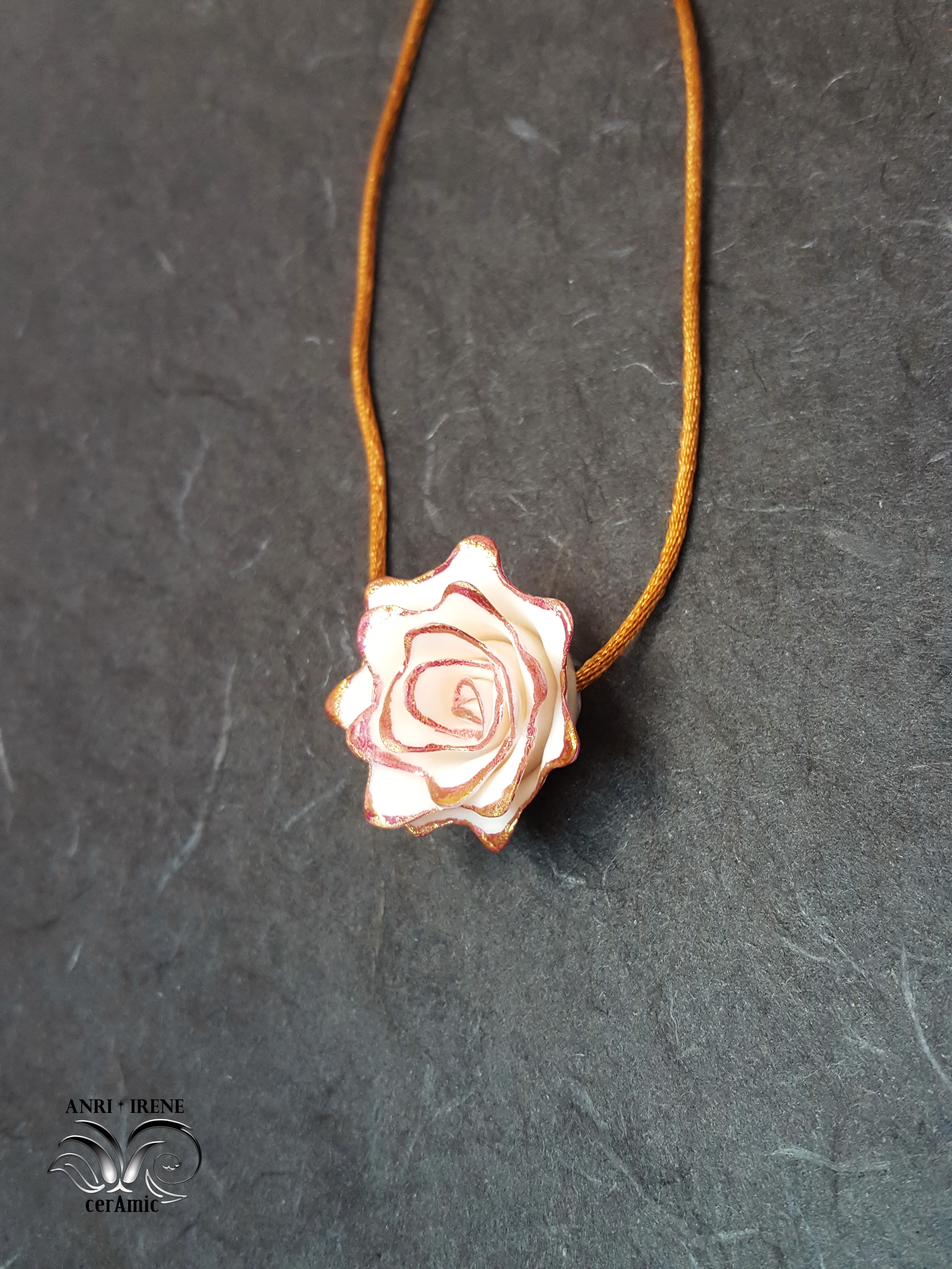 ceramic flower jewelry