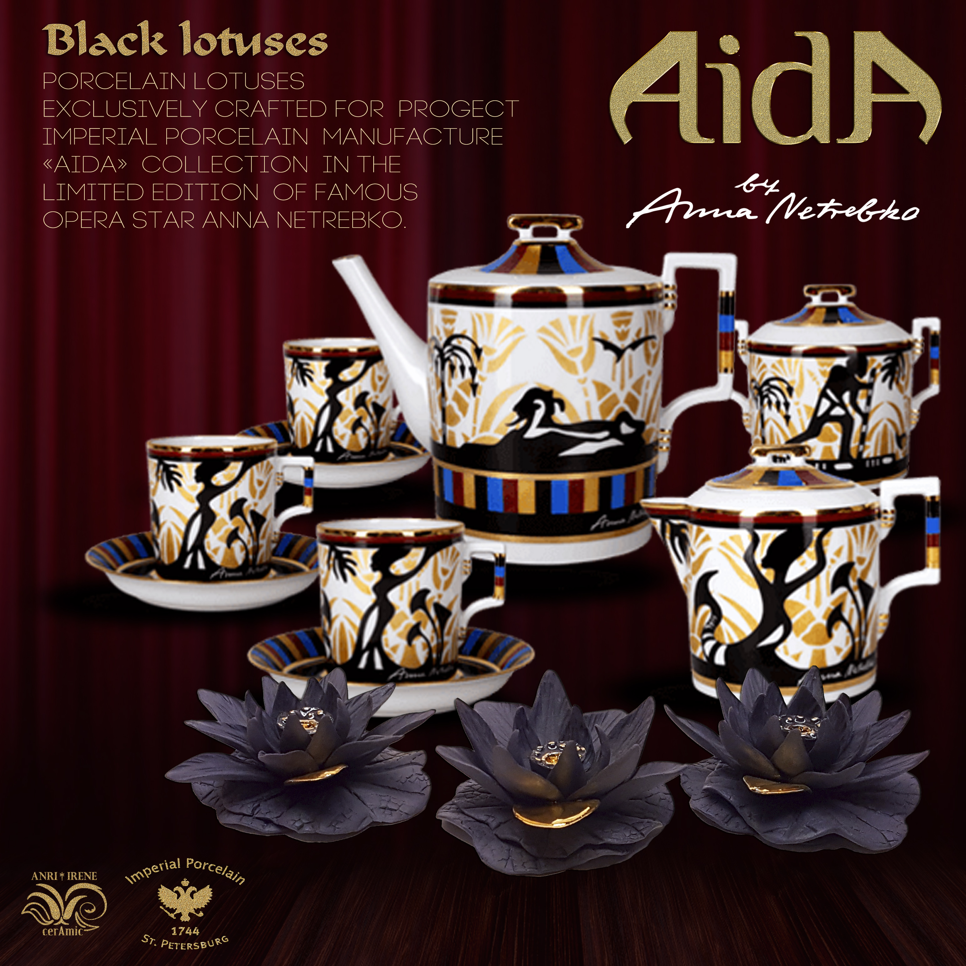 Aida tea set by Anna Netrebko