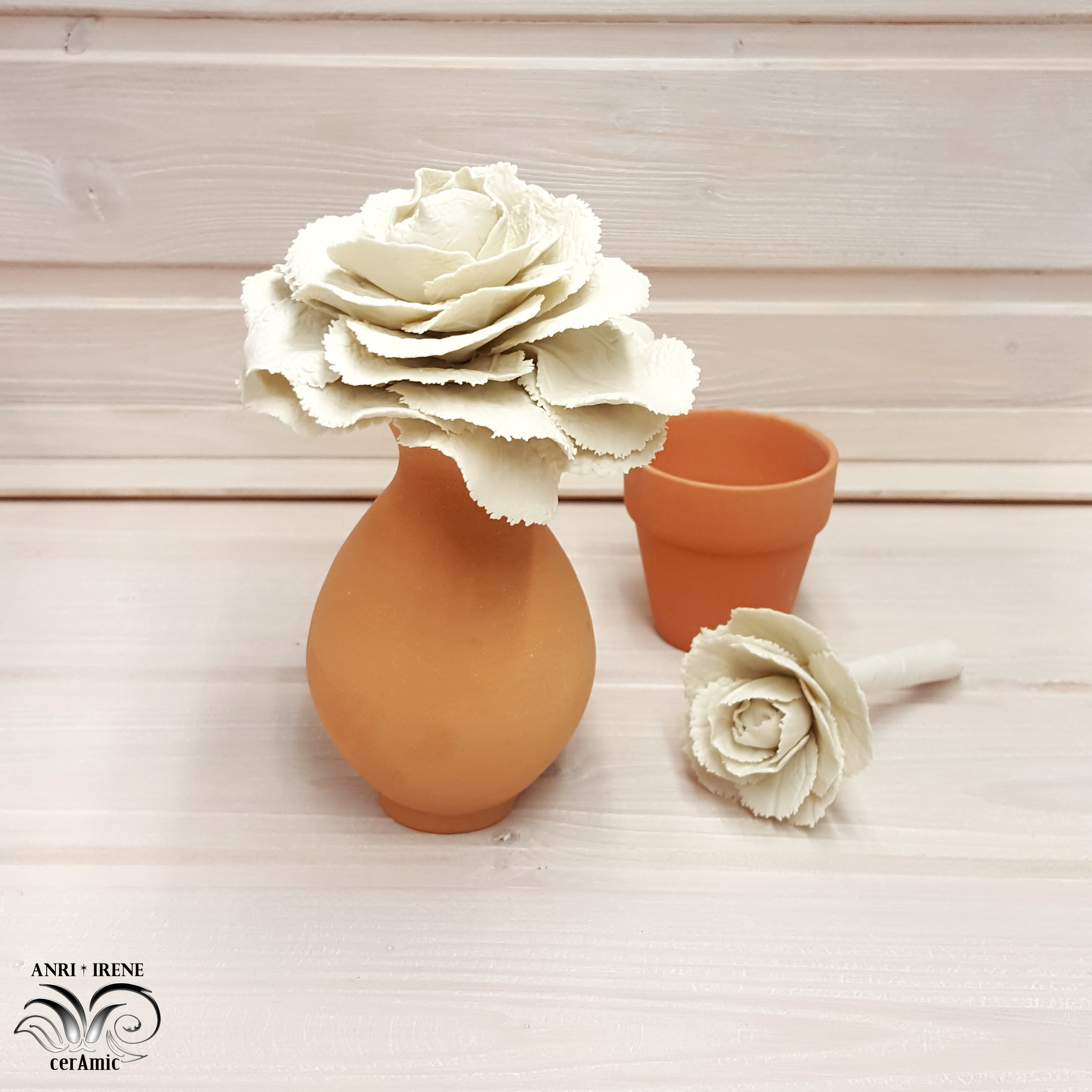 Ceramic cabbage ceramics floral