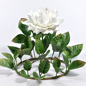 CIRCULAR PORCELAIN FLOWERS