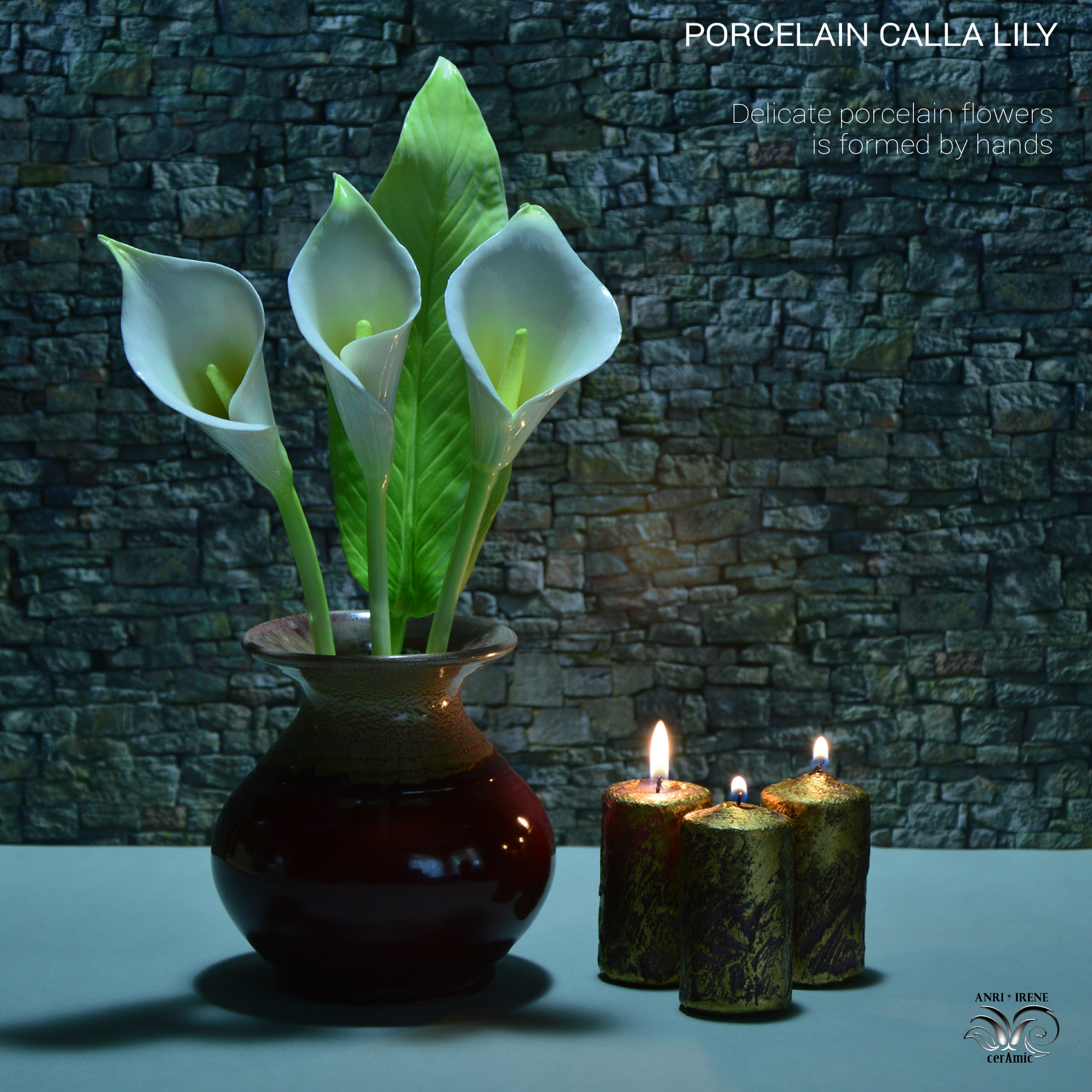 Ceramic calla lily