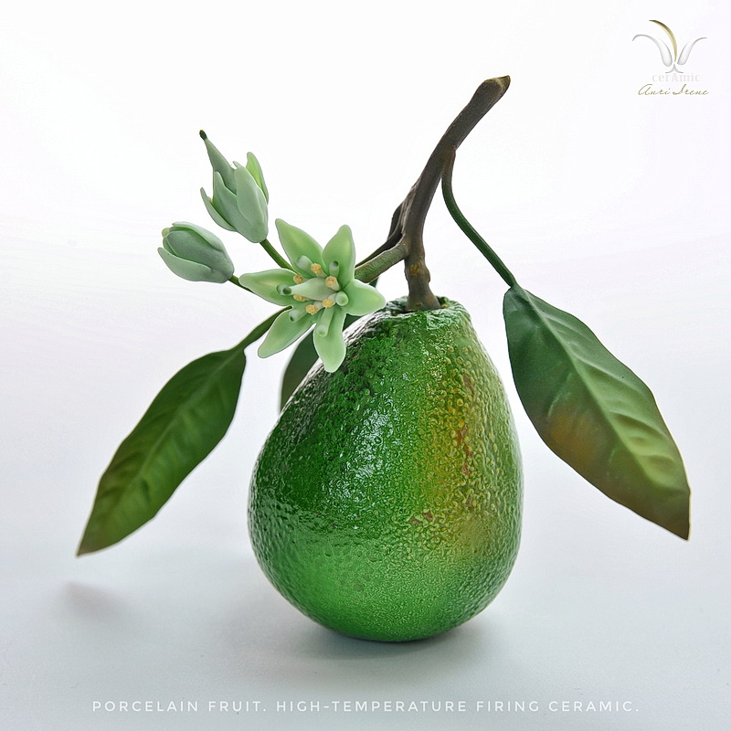Porcelain avokado, ceramic