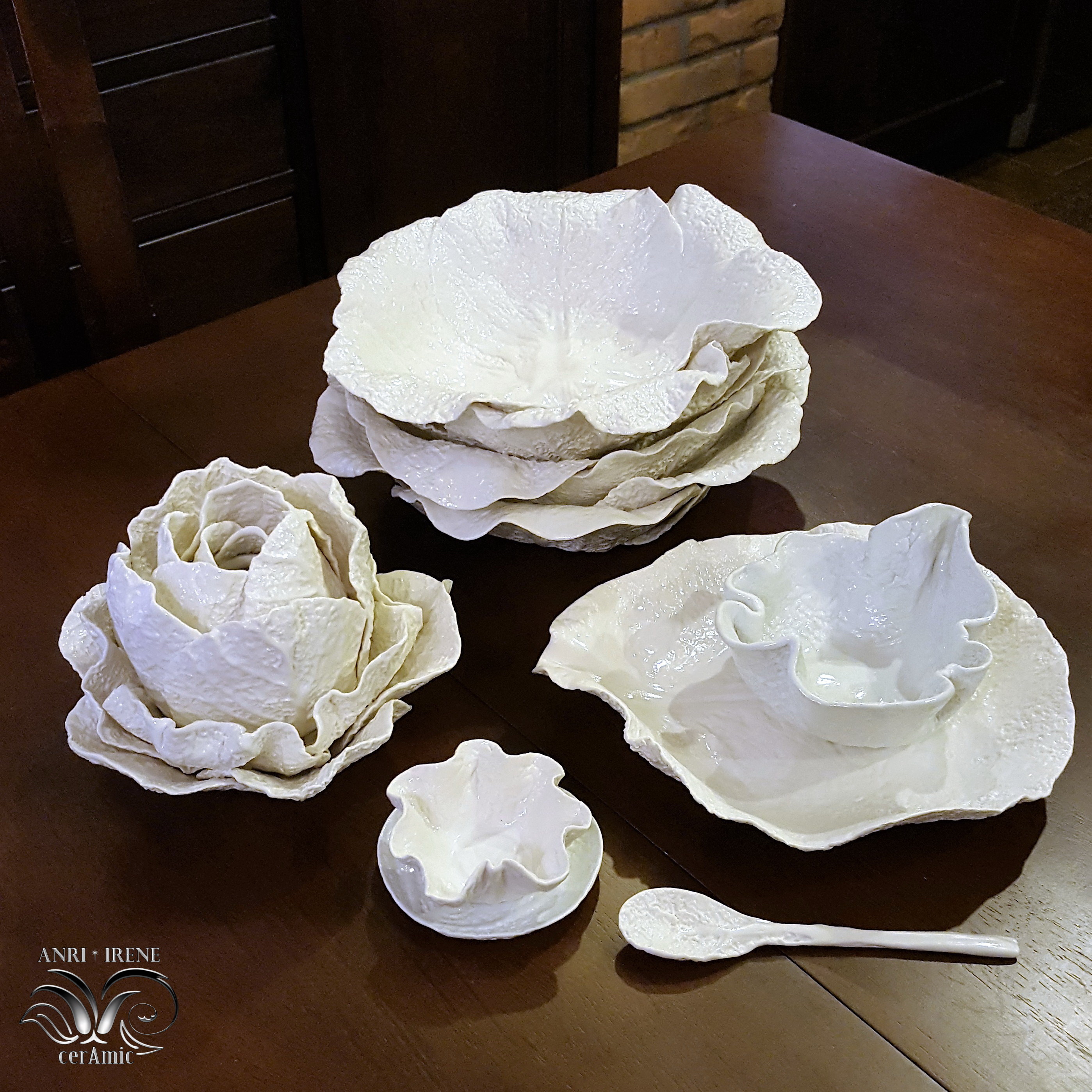 Cabbage tableware porcelain