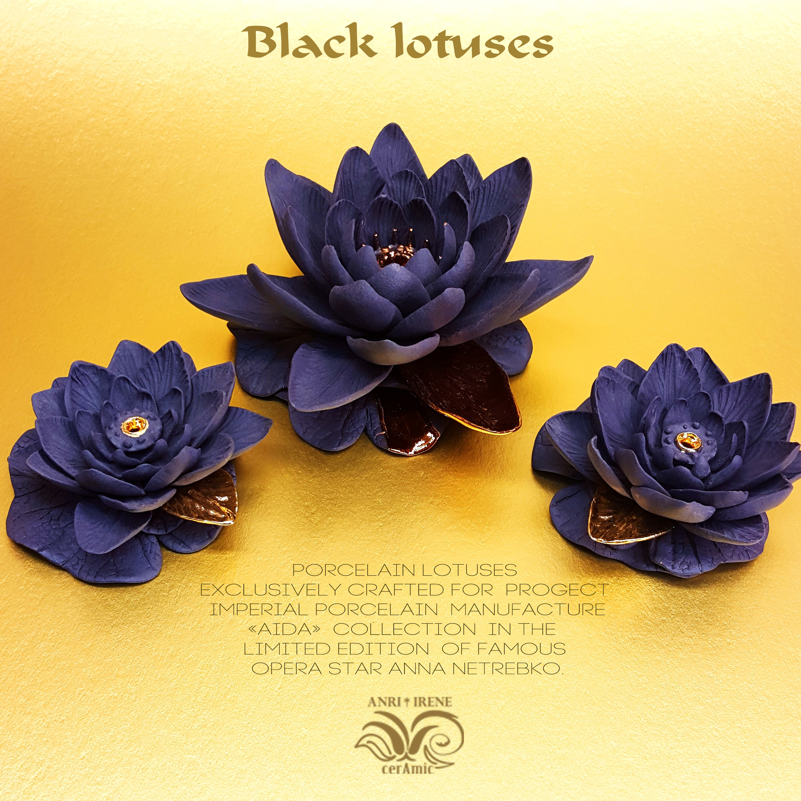Porcelain lotuses Aida