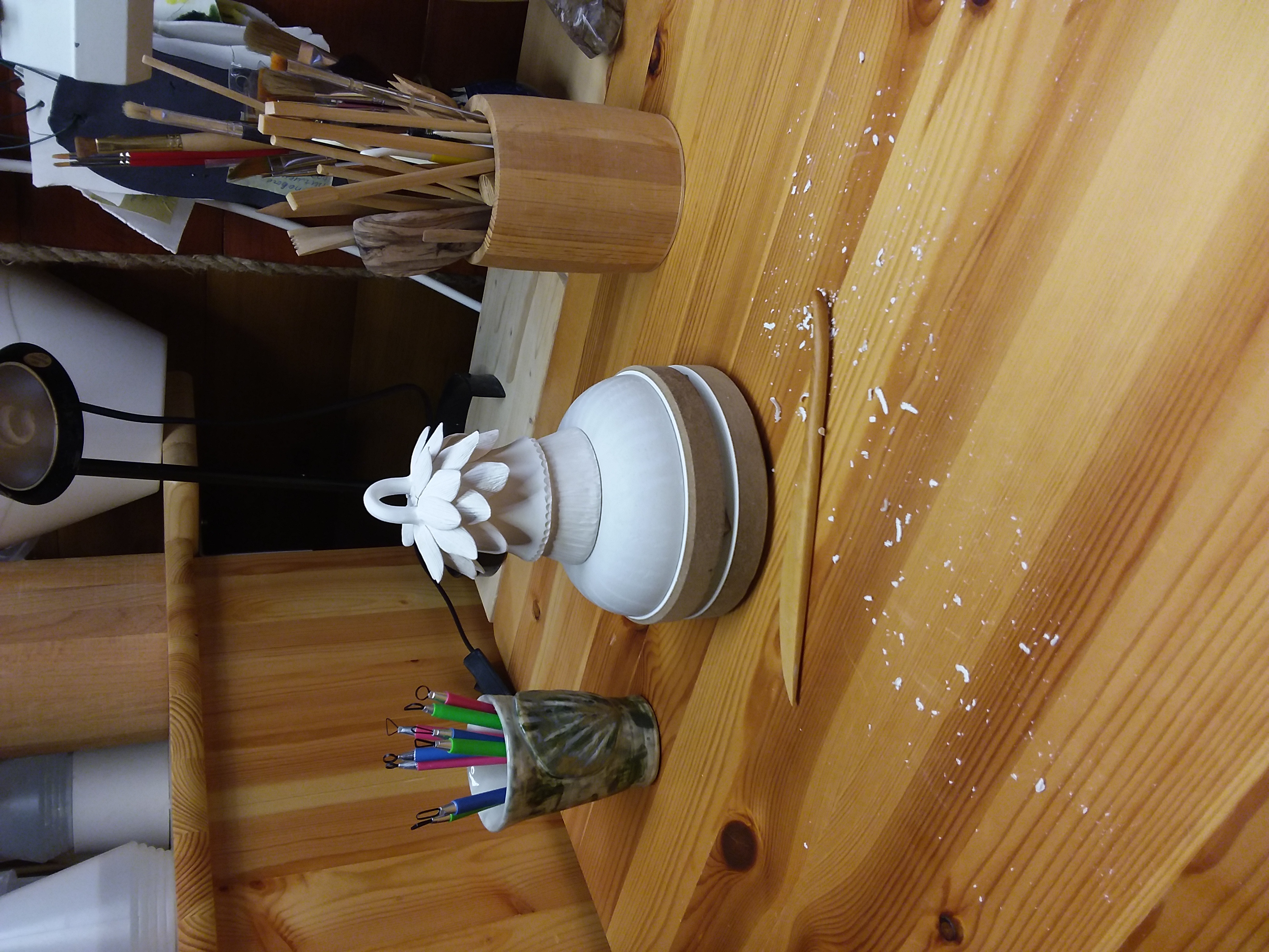 Ceramic bell Lotus