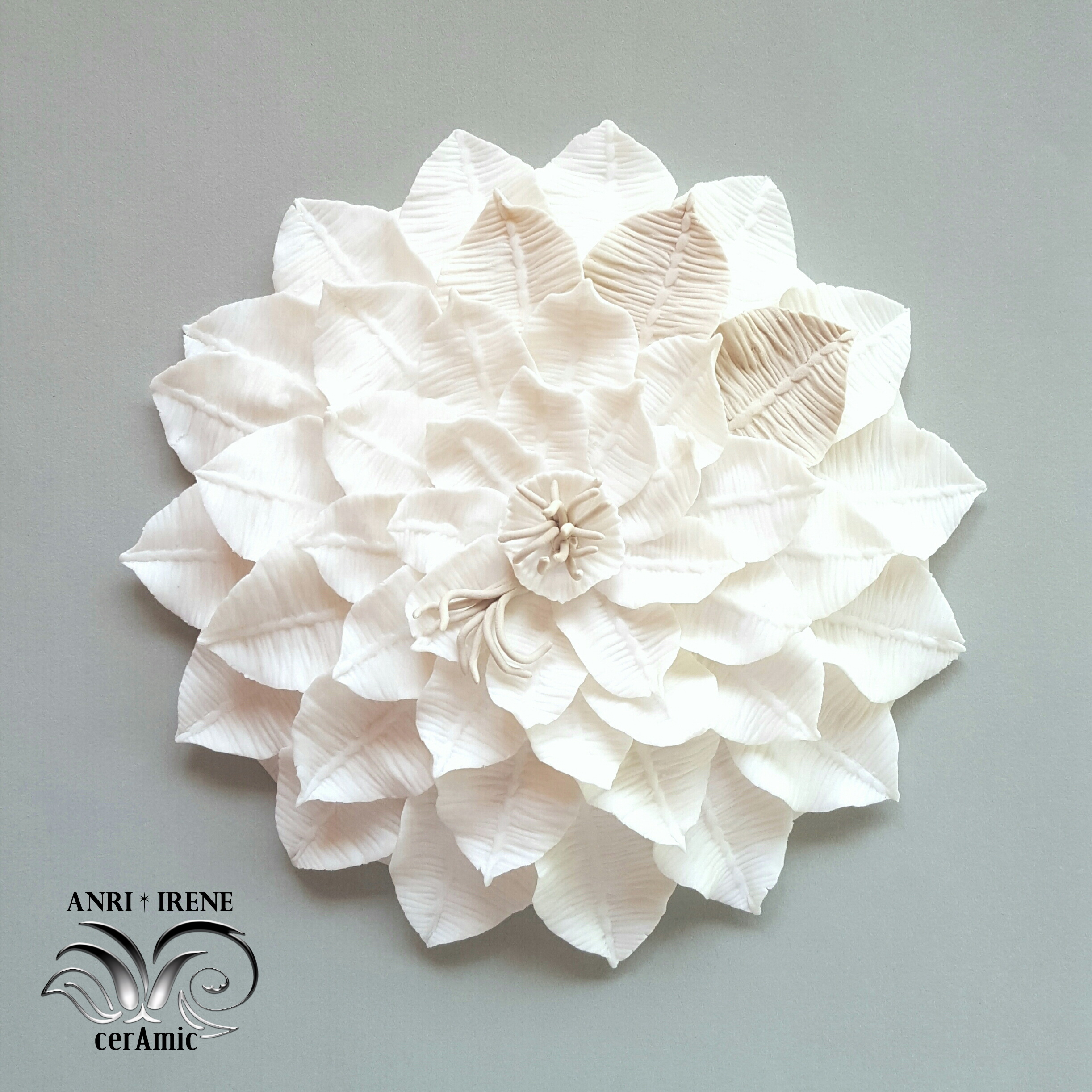 porcelain wall flowers