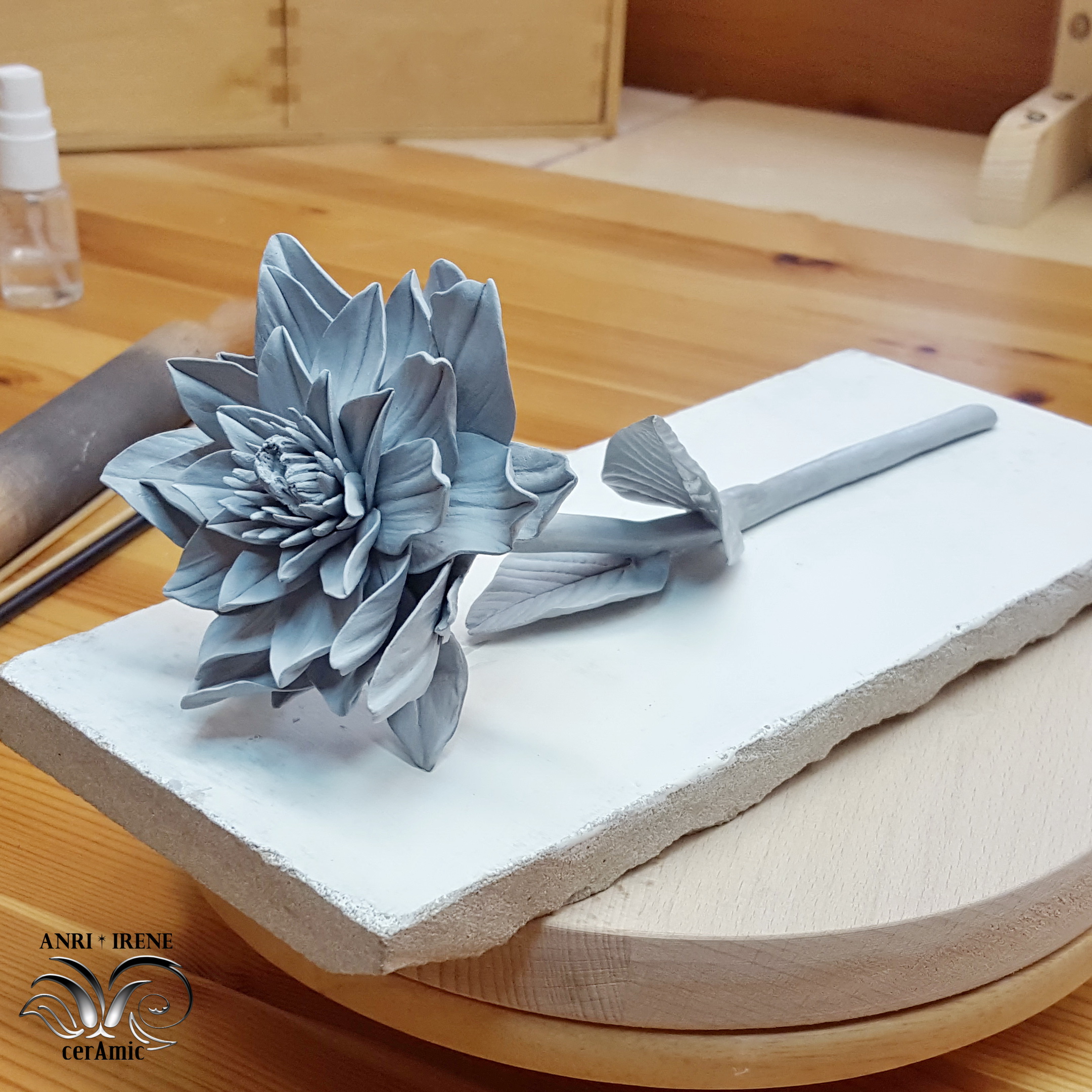 Ceramic flower chrysanthemum