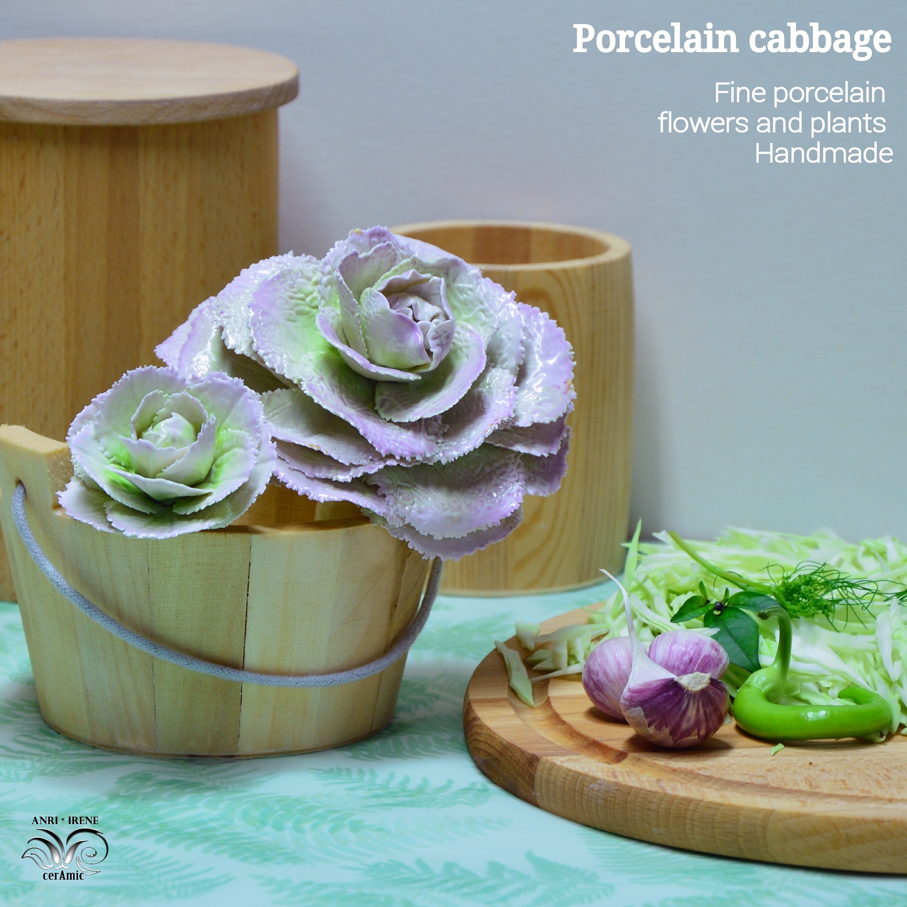 Porcelain cabbage, porcelain lettuce