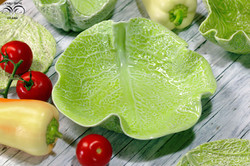 Lettuce tableware, cabbage tableware
