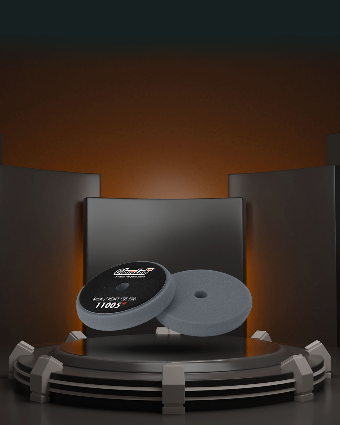 11004 (5INCH )/ 11005 (6INCH) FOAM POLISH PAD (HEAVY CUT PRO)