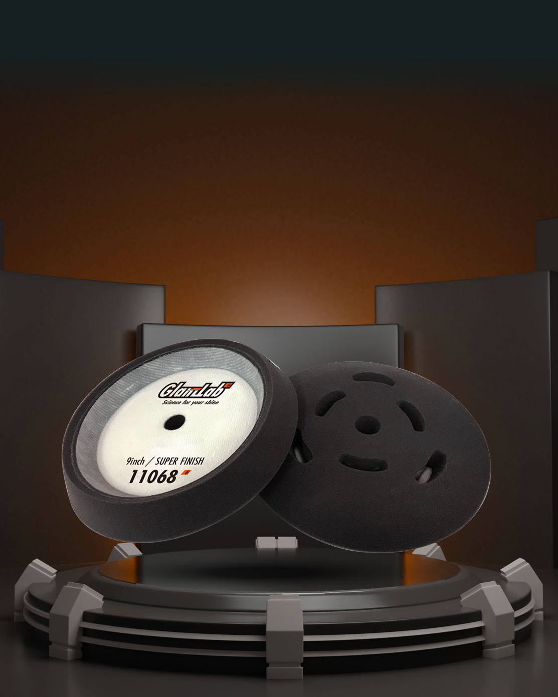 11068(9INCH) FOAM GRIP PAD (SUPER FINISH)