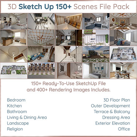 3D Sketchup Model pack