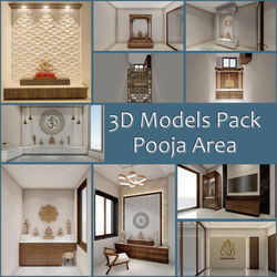 3D Model pack Pooja Area 0