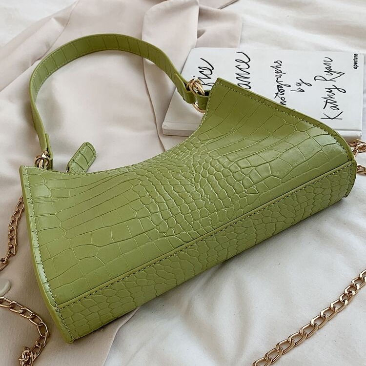 Thumbnail: Croc Embossed Tote Bag