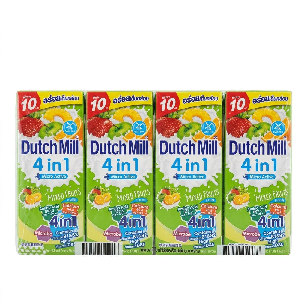 Dutch Mill Drinking Yoghurt 180ml x4 Packs