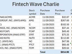 Fintech Wave Charlie (FWC) Performance