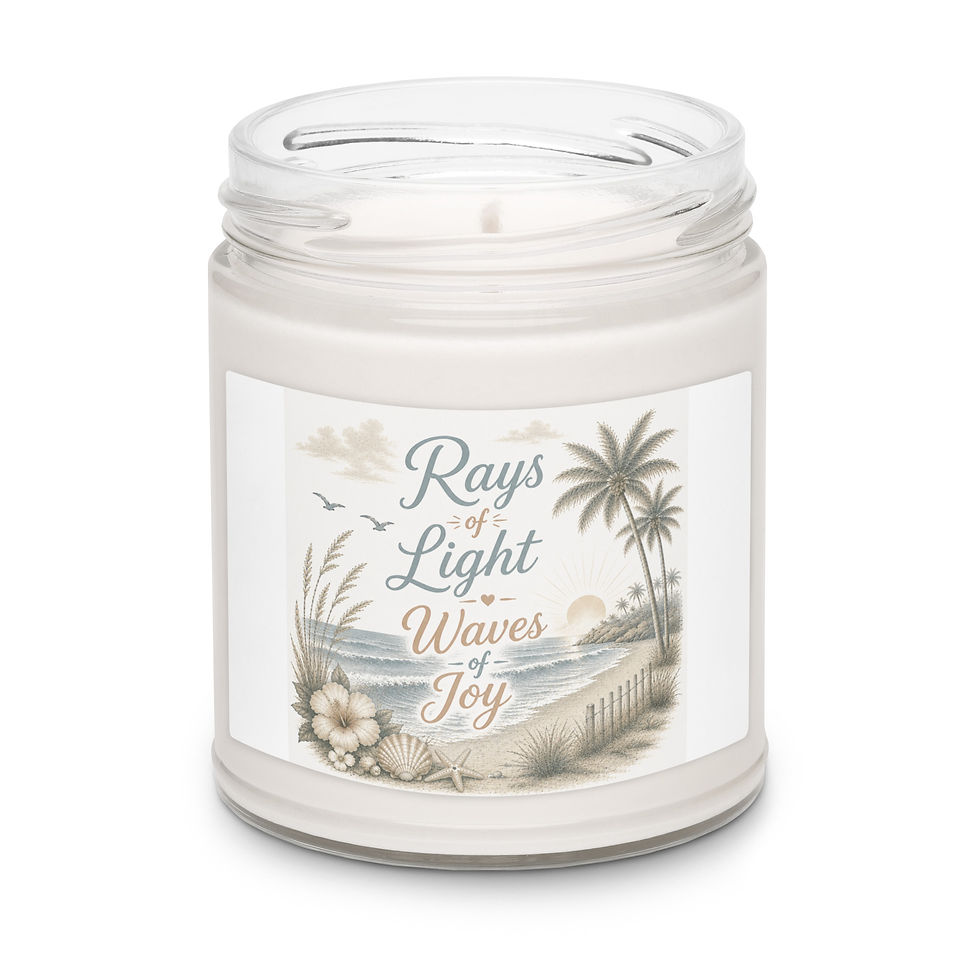Thumbnail: Rays of Light Waves of Joy Scented soy candle