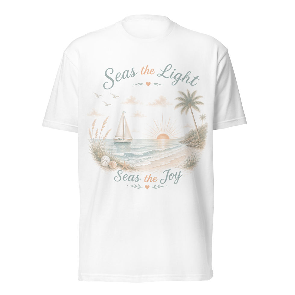 Thumbnail: Seas the Light - Seas the Joy Coastal Tee