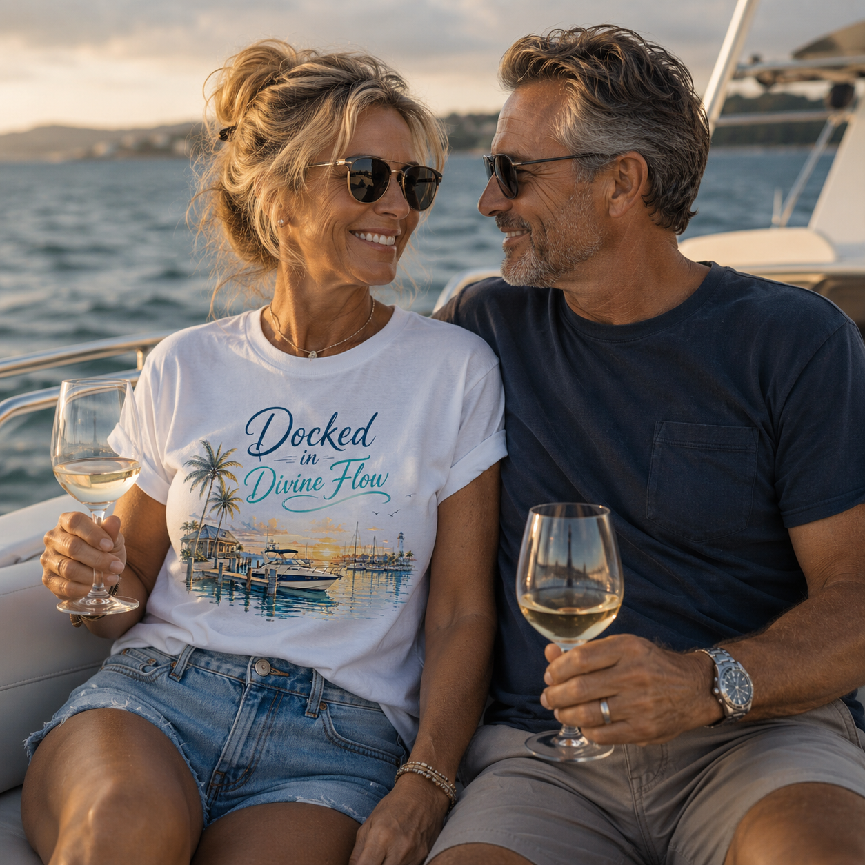 Docked in Divine Flow T-Shirt