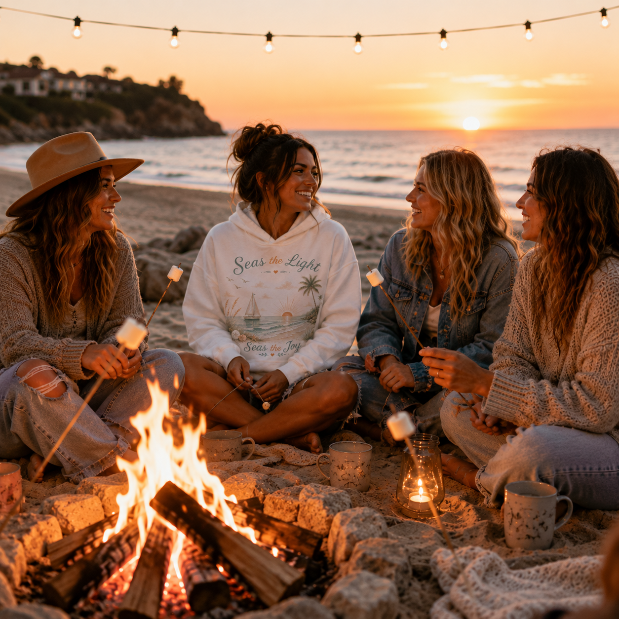 Seas the Light/Joy Oversized Hoodie