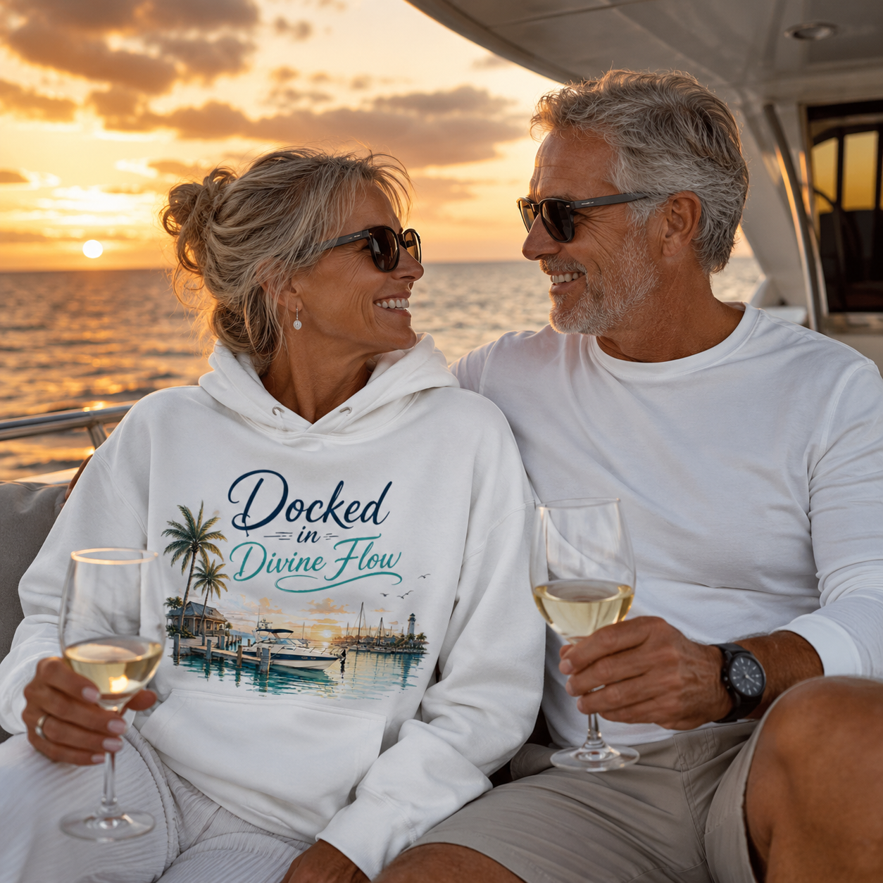 Docked in Divine Flow Hoodie