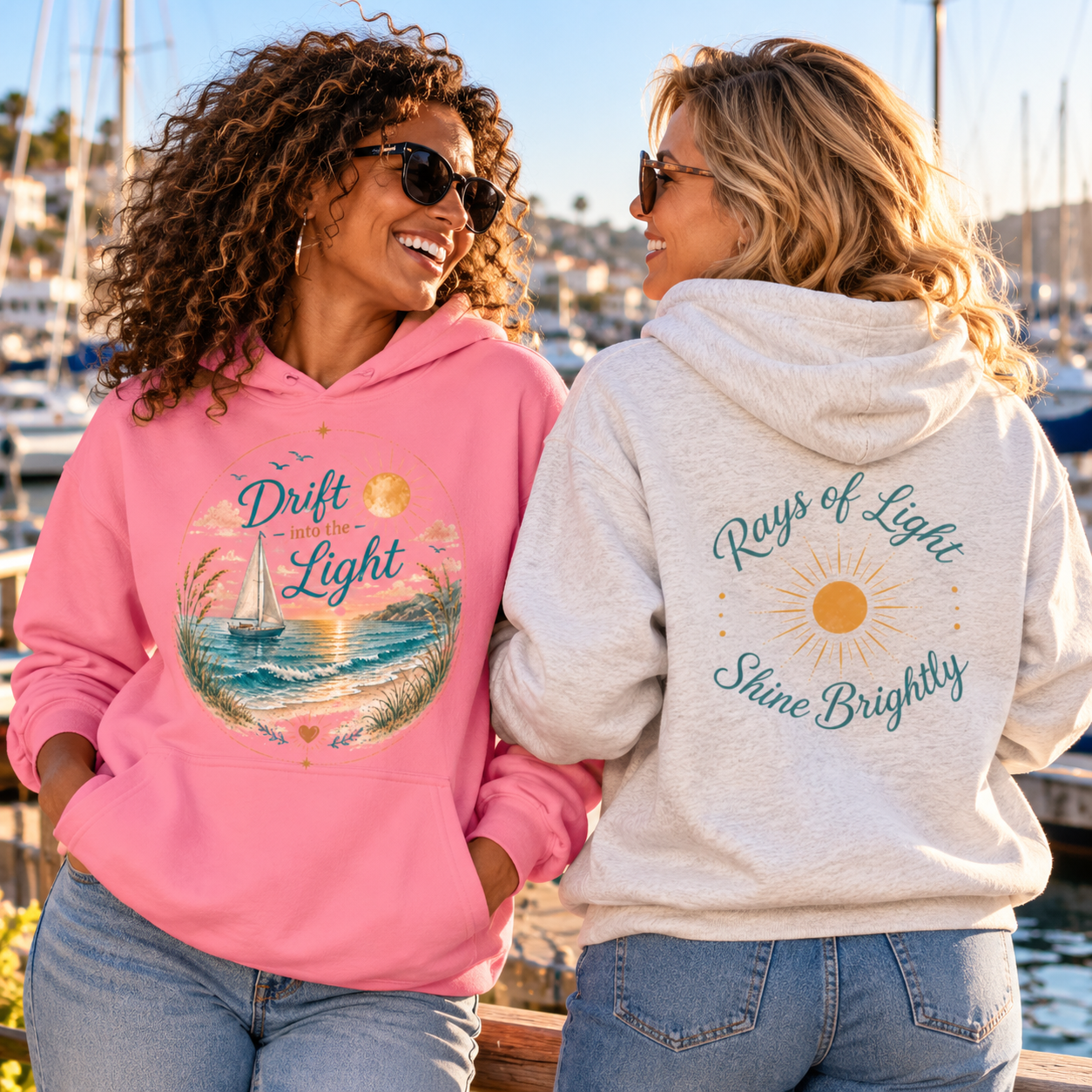 Drift into the Light Unisex Hoodie
