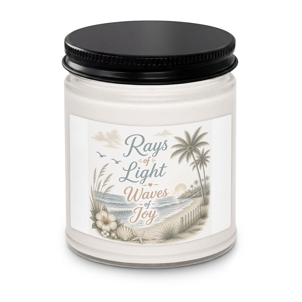 Thumbnail: Rays of Light Waves of Joy Scented soy candle