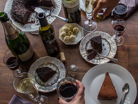 Cách ghép rượu với chocolate