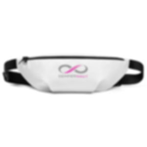 SEMPERNAUT - Fanny Pack - Magenta Ribbon and Text