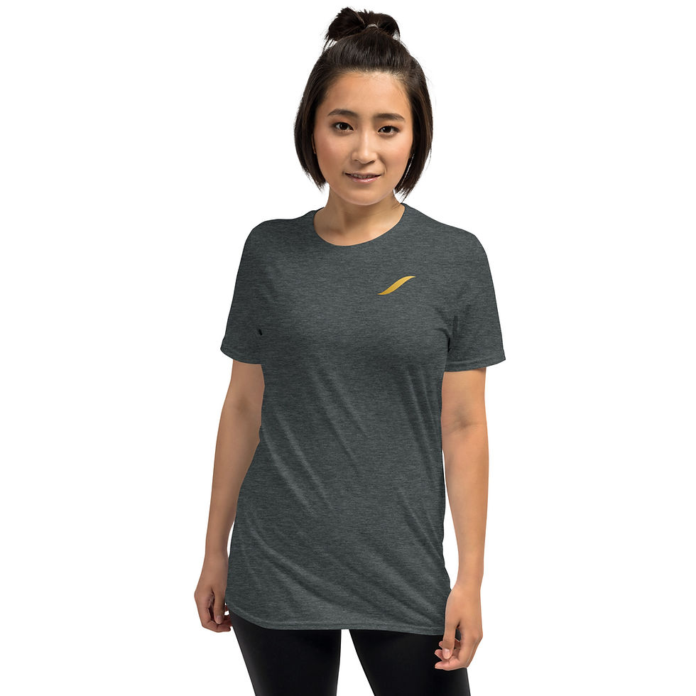 Thumbnail: Sempernaut - Short-Sleeve Unisex T-Shirt - Ribbon Gold