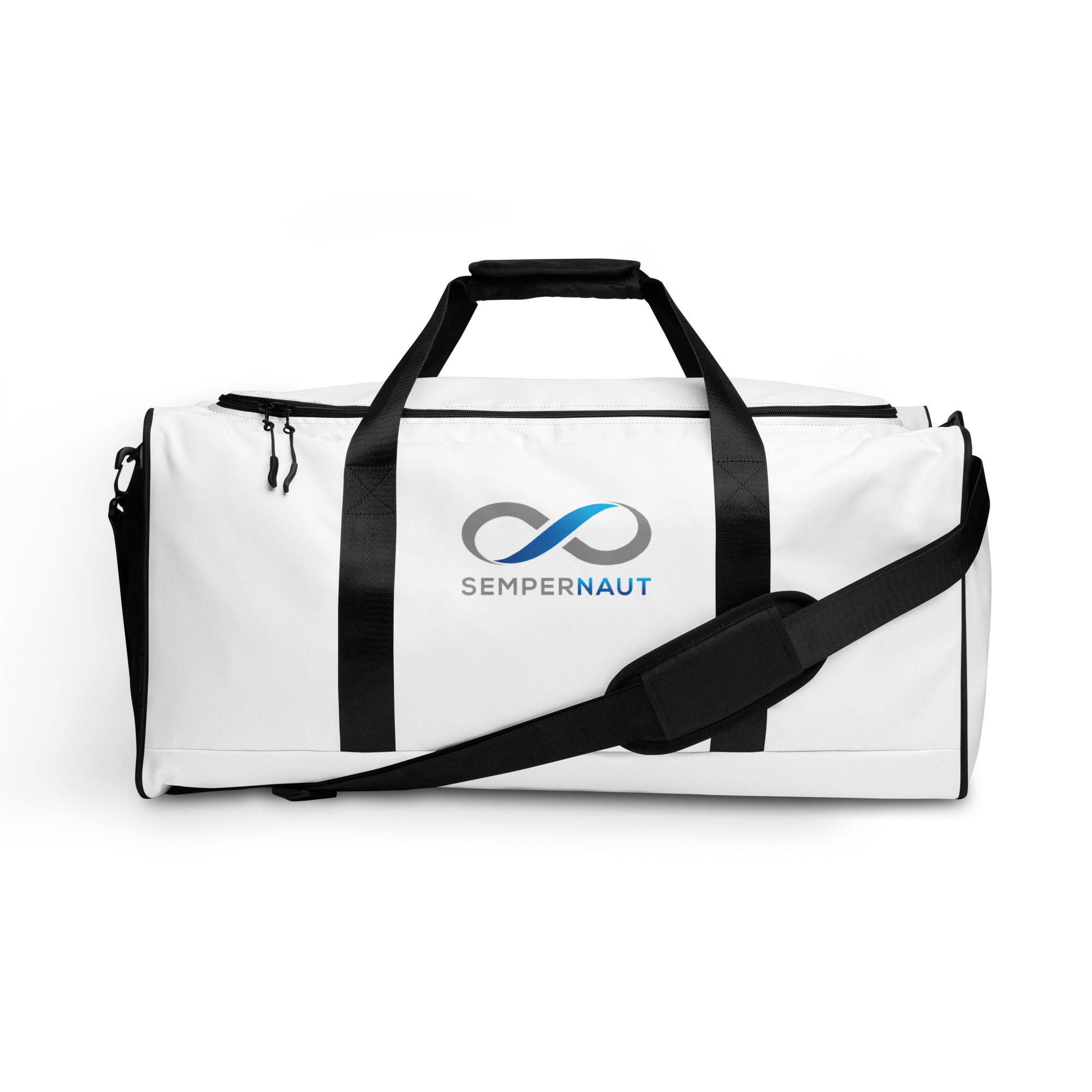 SEMPERNAUT - Duffle bag - Blue Ribbon and Text