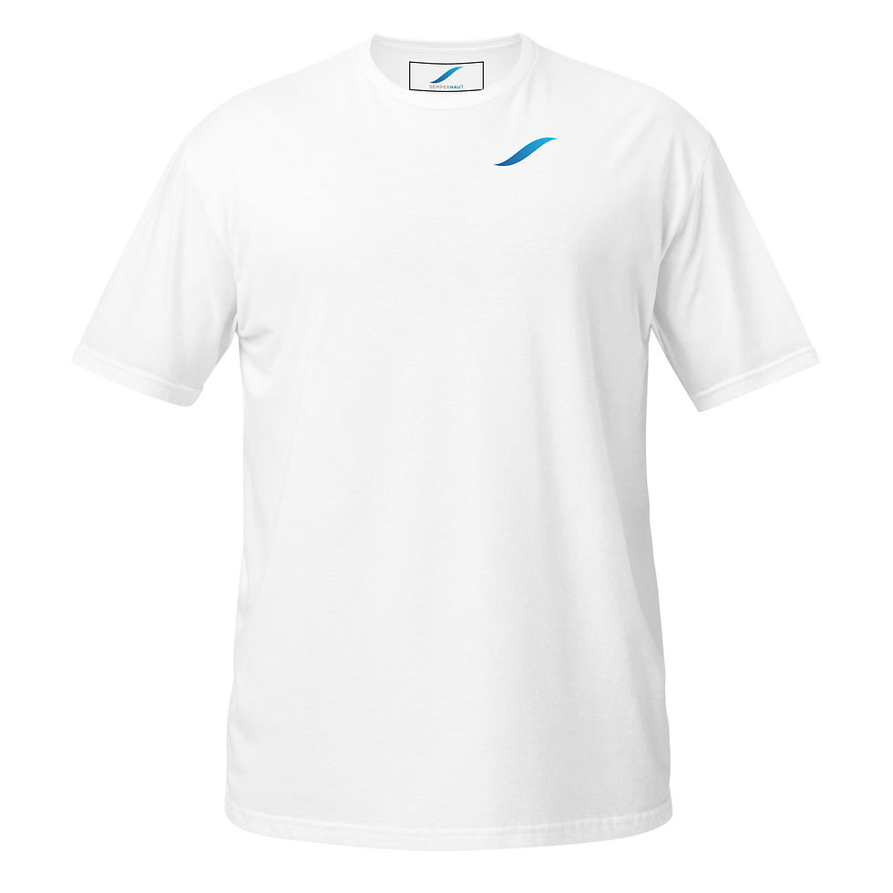 Thumbnail: SEMPERNAUT - Short-Sleeve Unisex T-Shirt - Blue Ribbon