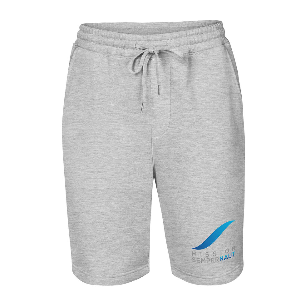 Thumbnail: MISSION SEMPERNAUT - Men's fleece shorts - Blue