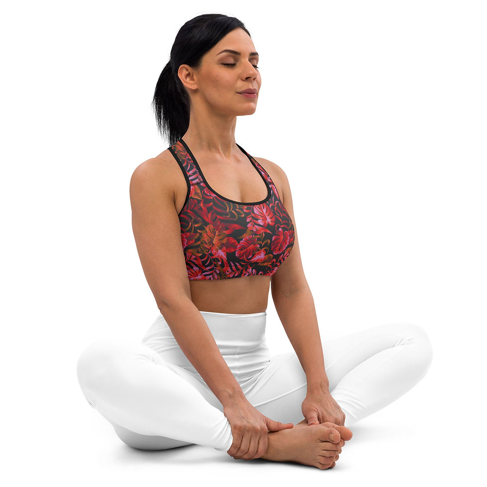 Thumbnail: SEMPERNAUT - Sports bra - Magenta and Hawaiian