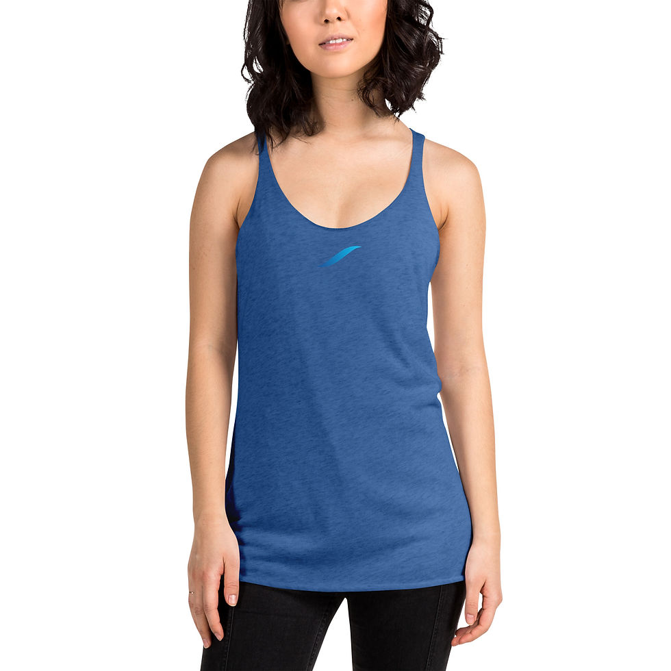 Thumbnail: SEMPERNAUT - Women's Racerback Tank - Blue Ribbon