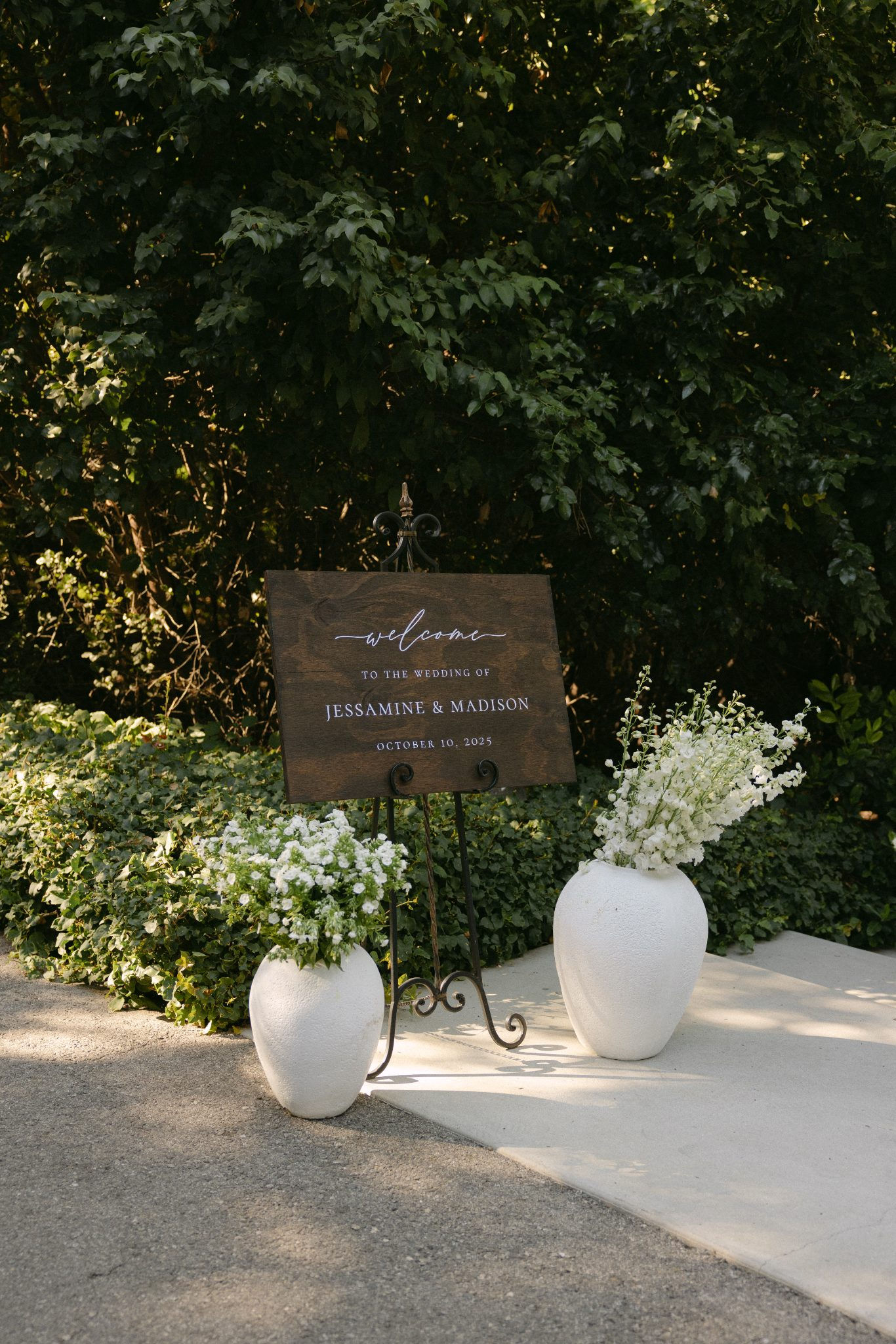 Wood Welcome Sign